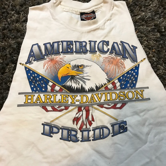 VTG ‘83 HARLEY-DAVIDSON American Pride AR Tanktop - Picture 2 of 6